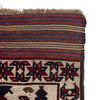 Barjasta Runner Rug Handmade Beige Floral 13' ft Runner