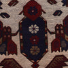 Barjasta Runner Rug Handmade Beige Floral 13' ft Runner