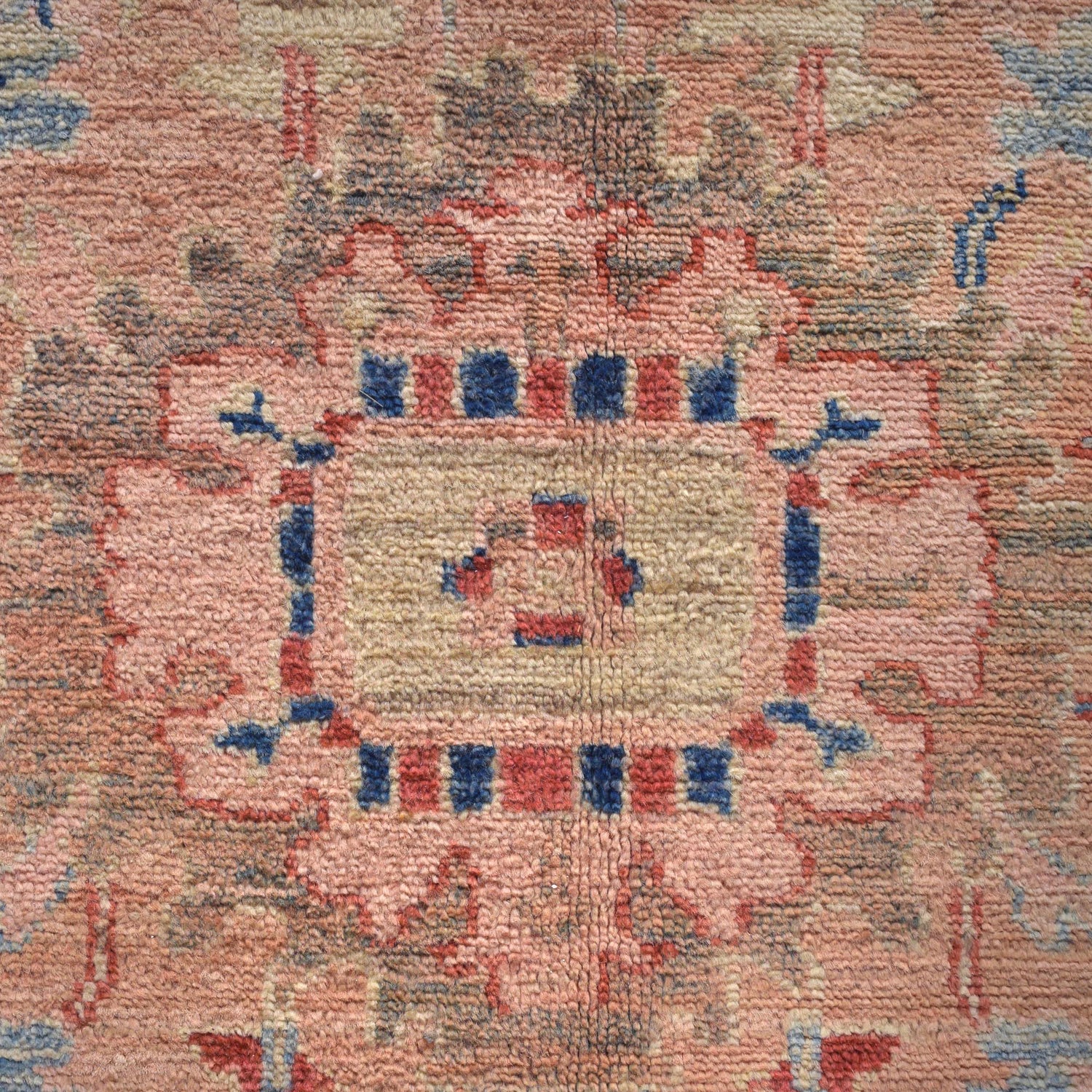 Heriz Area Rug Handmade Multi Medallion 10x14 ft