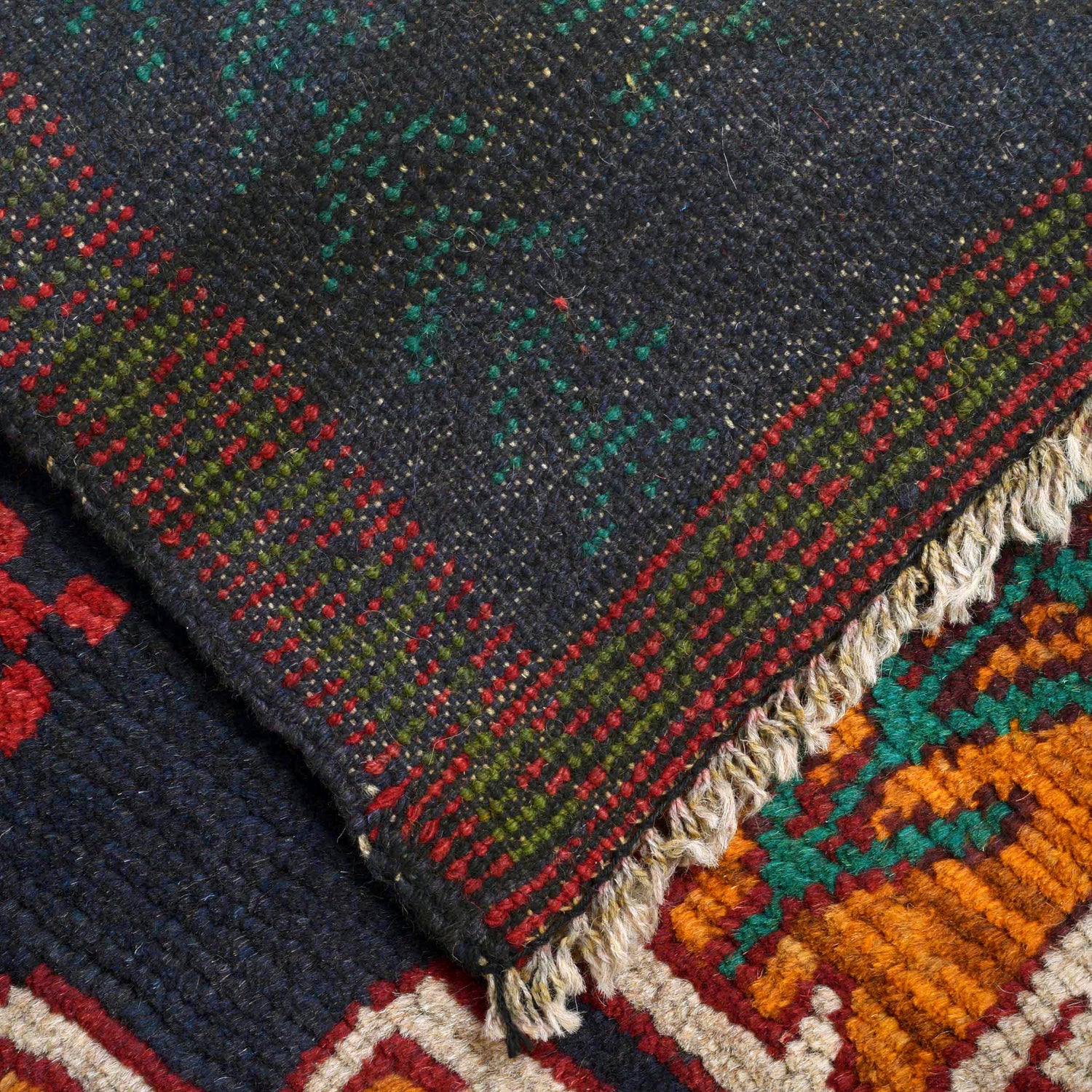 Baluchi Runner Rug Handmade Multi 8' Runner