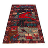 Pictorial Rug Handmade Multi Design