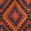 Maimana Kilim Area Rug Handmade Red Floral 5x8 ft