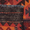 Maimana Kilim Area Rug Handmade Red Floral 5x8 ft