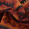 Maimana Kilim Area Rug Handmade Red Floral 5x8 ft