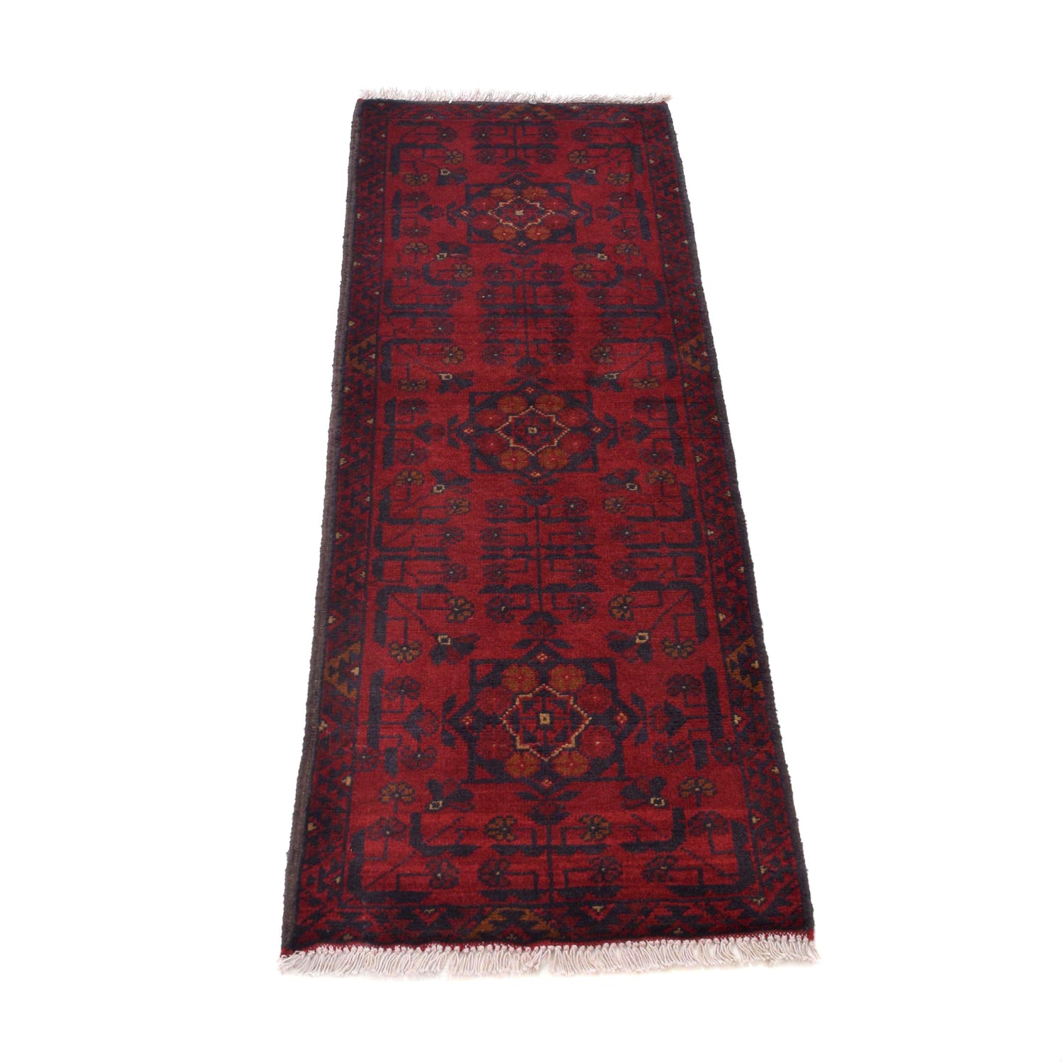 Khal Mohammadi Rug Handmade Red 5' Runner