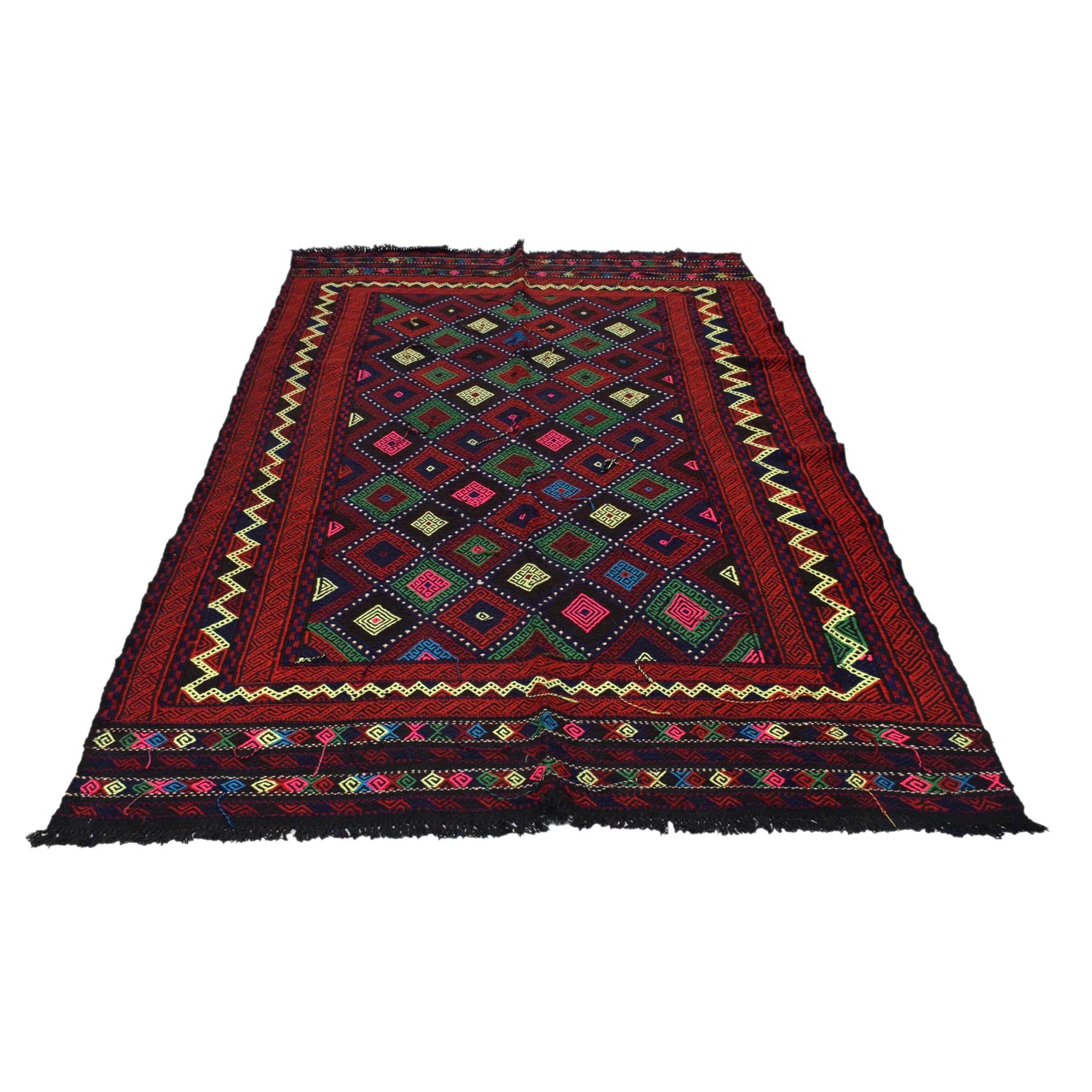 Suzuni Kilim Runner Handmade Multi 5x8 ft