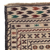 Soumak Kilim Area Rug Handmade White Pictorial 4x6 ft