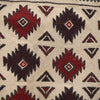 Soumak Kilim Area Rug Handmade White Floral 4x6 ft