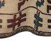 Soumak Kilim Area Rug Handmade White Pictorial 4x6 ft