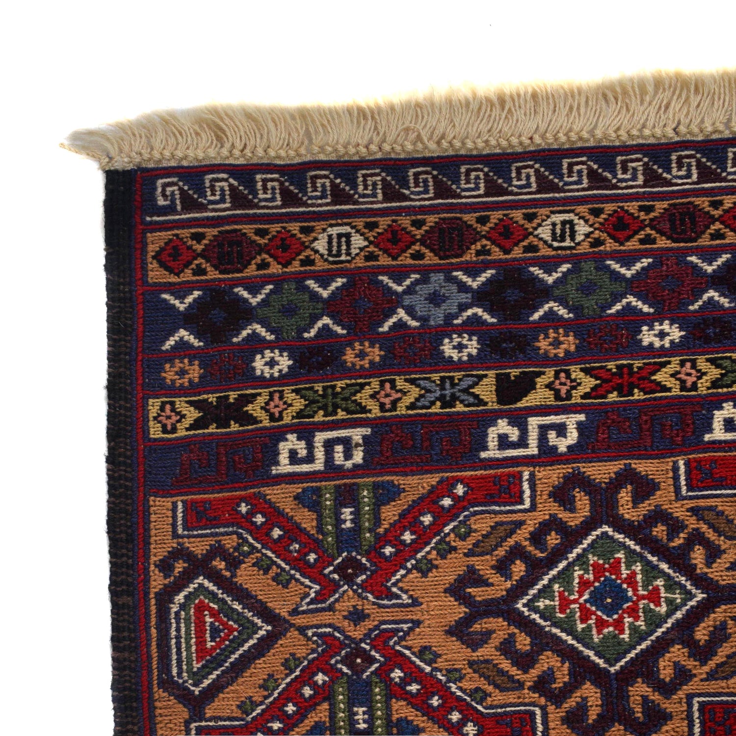 Maliki Kilim Area Rug Handmade Multi Floral 4x6 ft