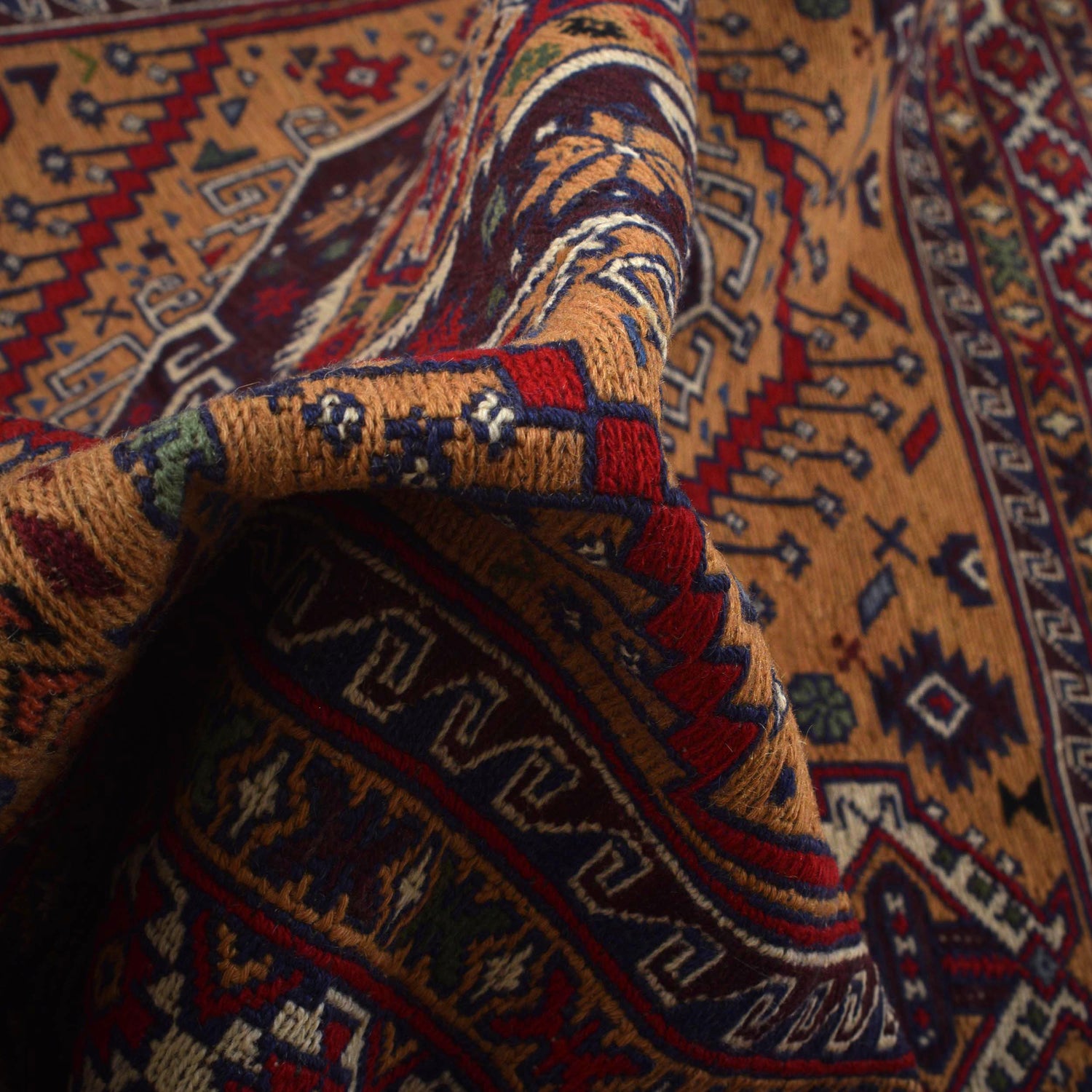 Maliki Kilim Area Rug Handmade Multi Floral 4x6 ft