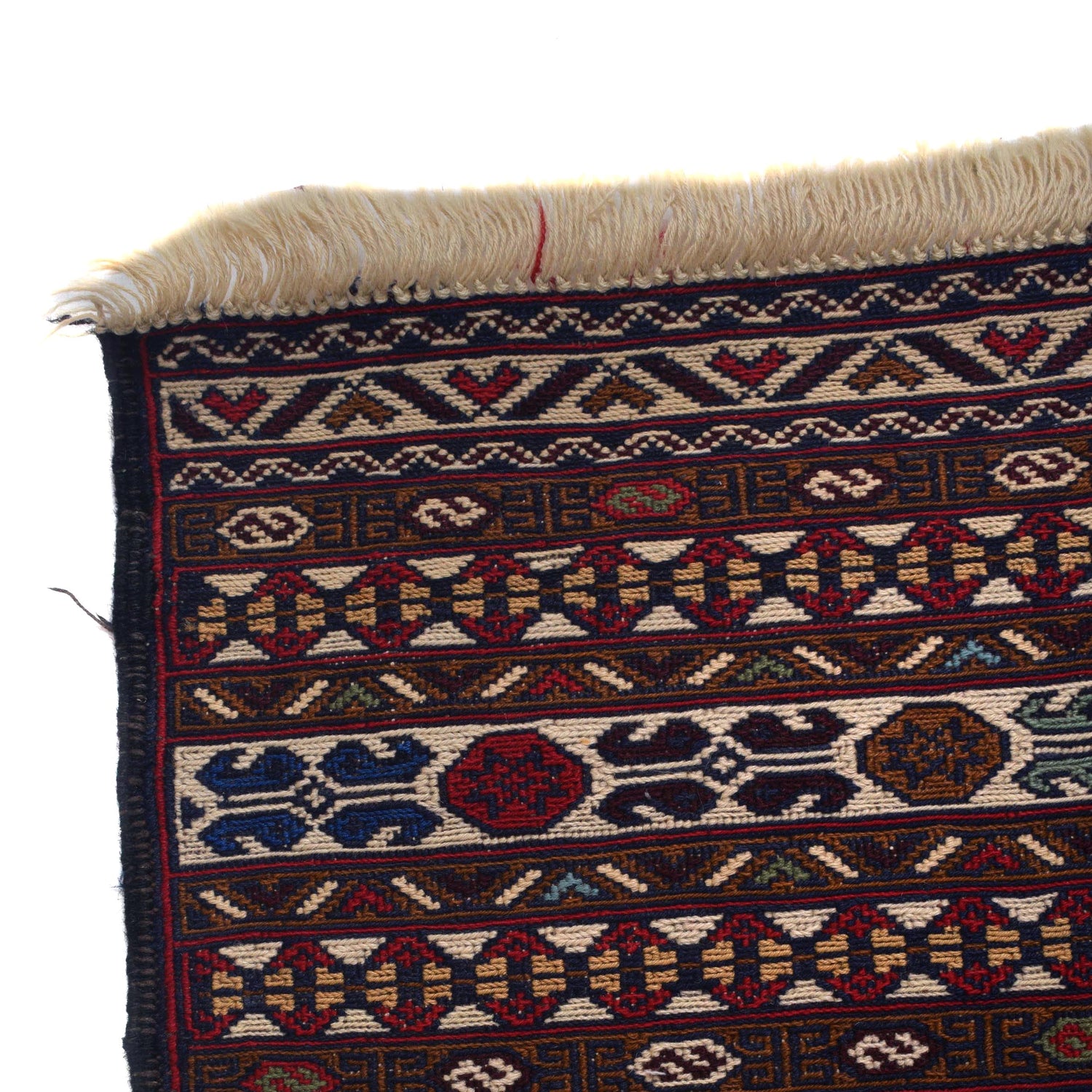 Maliki Kilim Area Rug Handmade Multi Floral 4x6 ft