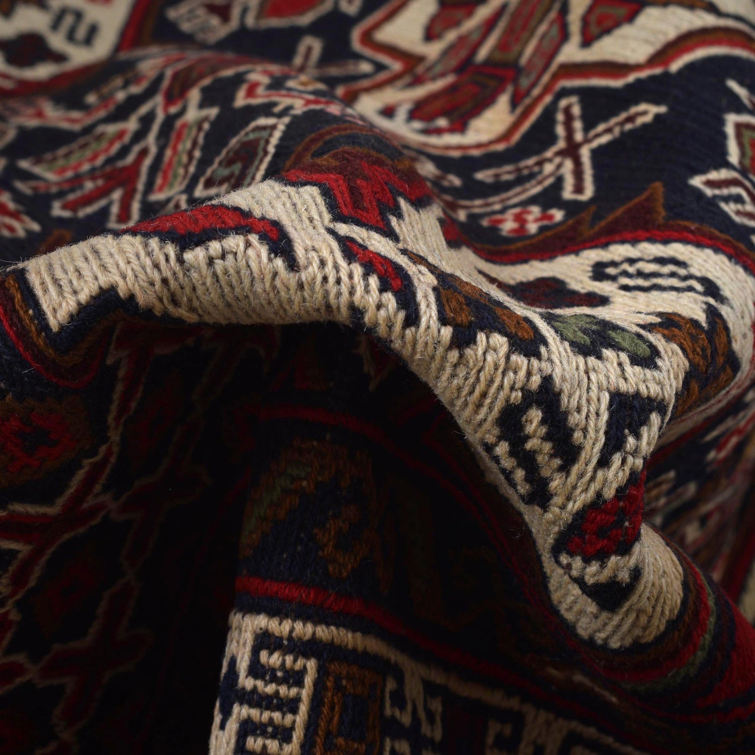 Maliki Kilim Area Rug Handmade Multi Floral 4x6 ft