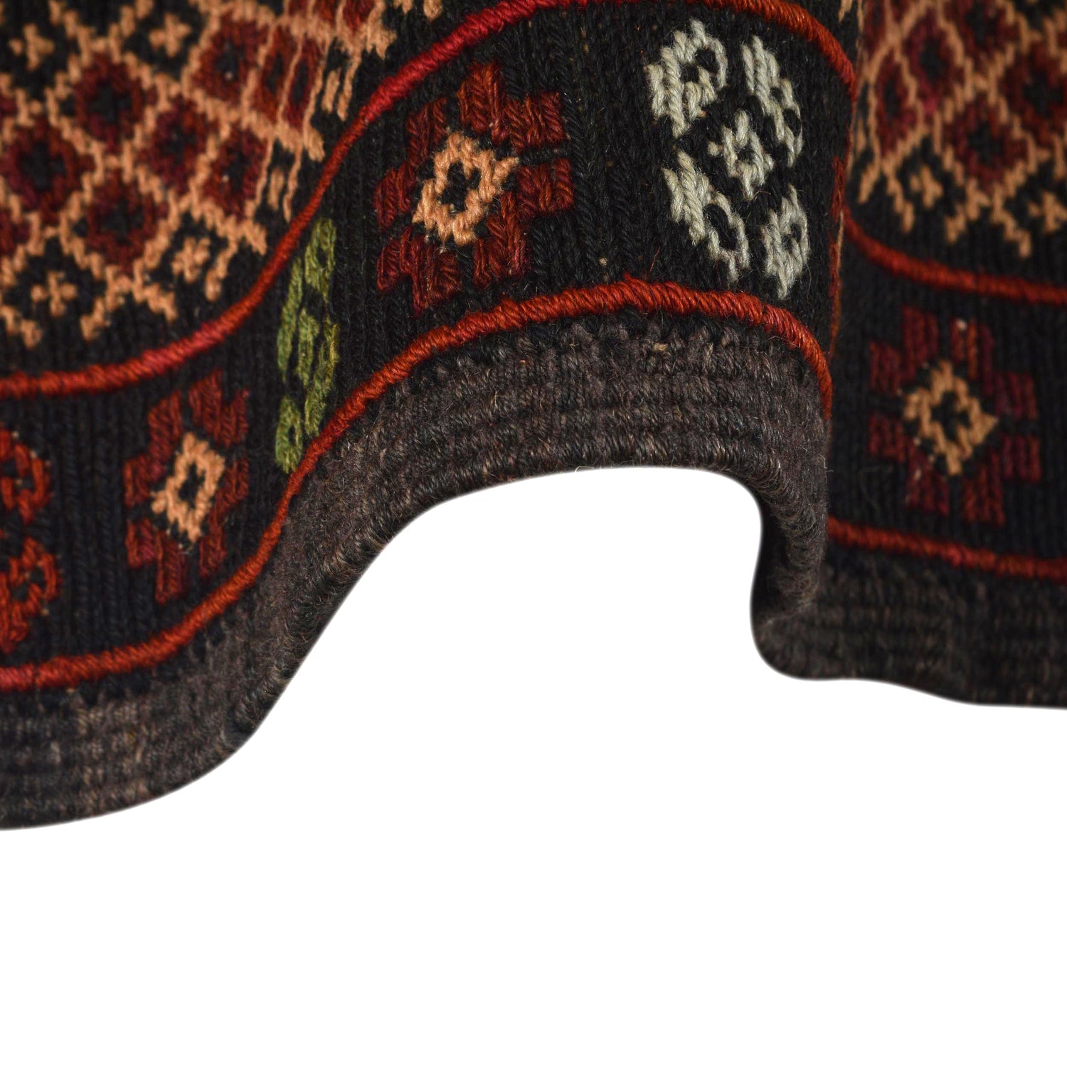 Maliki Kilim Area Rug Handmade Multi Floral 4x6 ft