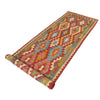 Handmade Multi Kilim Geometric 10' Runner