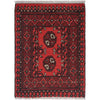Handmade Wool Doormat Red Floral