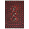 Handmade Wool Doormat Red Floral