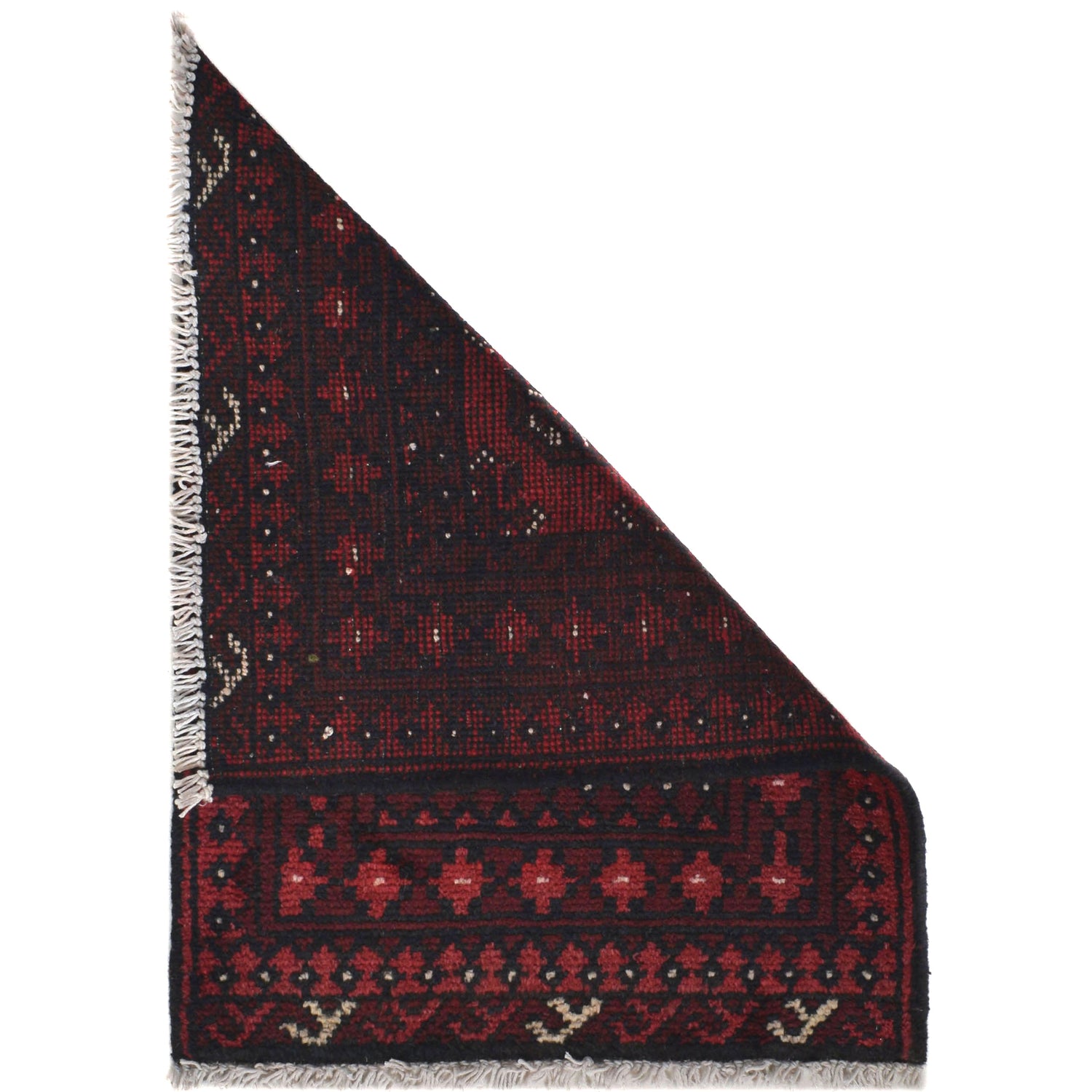 Handmade Wool Doormat Red Floral