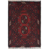 Handmade Wool Doormat Red Floral
