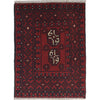 Handmade Wool Doormat Red Floral