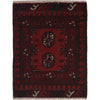 Handmade Wool Doormat Red Floral
