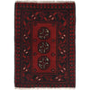 Handmade Wool Doormat Red Floral