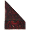 Handmade Wool Doormat Red Floral