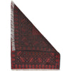 Handmade Wool Doormat Red Floral