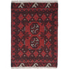 Handmade Wool Doormat Red Floral