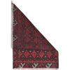 Handmade Wool Doormat Red Floral