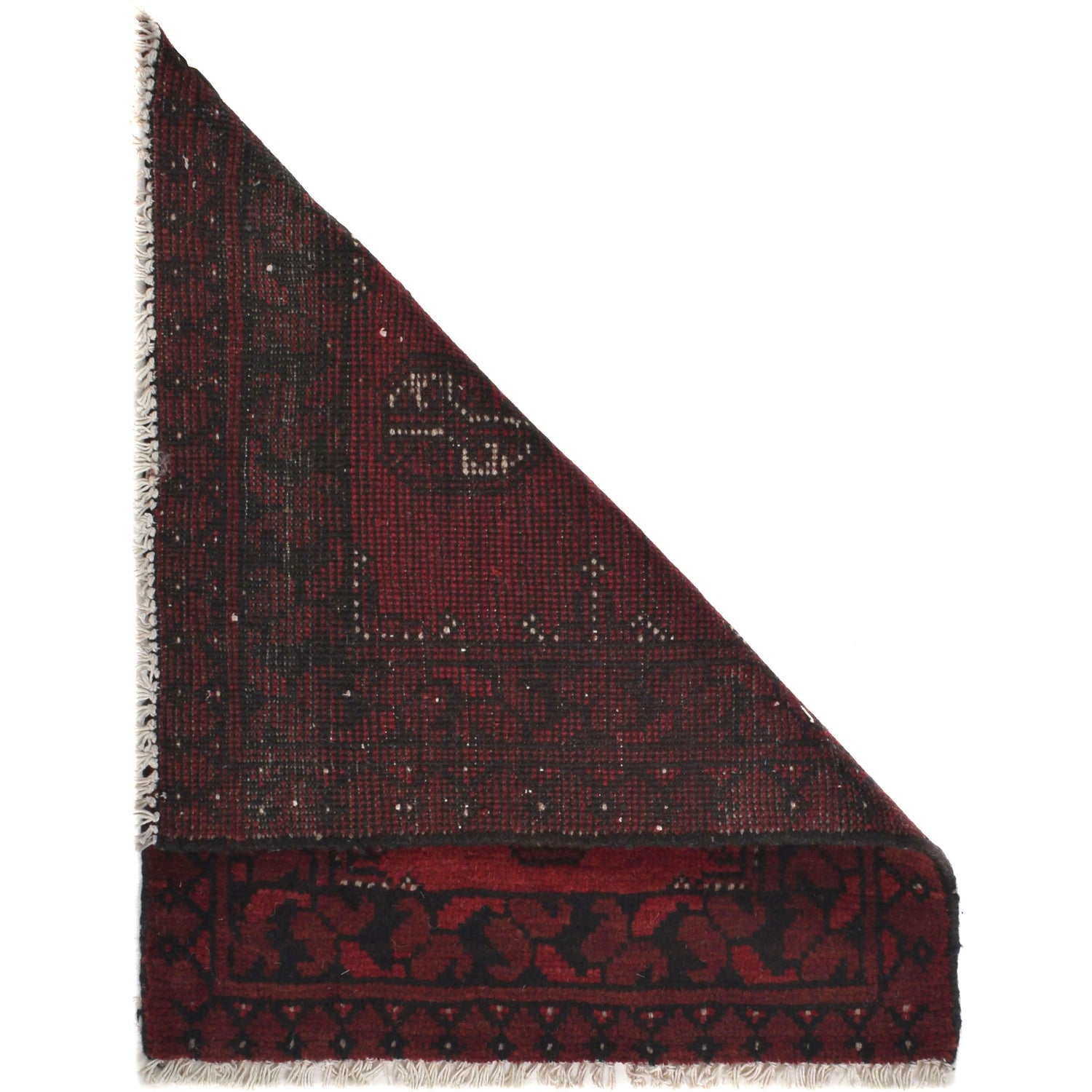 Handmade Wool Doormat Red Floral