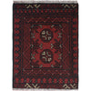 Handmade Wool Doormat Red Floral
