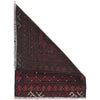 Handmade Wool Doormat Red Floral