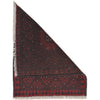 Handmade Wool Doormat Red Floral