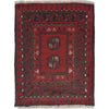 Handmade Wool Doormat Red Floral