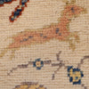 Pictorial Rug Handmade Beige Design