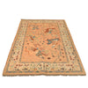 Pictorial Rug Handmade Orange Design