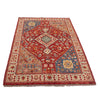 Shirazi Area Rug Handmade Red Medallion 4x6 ft