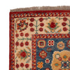Shirazi Area Rug Handmade Red Medallion 4x6 ft