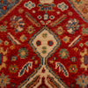 Shirazi Area Rug Handmade Red Medallion 4x6 ft