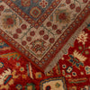 Shirazi Area Rug Handmade Red Medallion 4x6 ft
