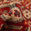 Shirazi Area Rug Handmade Red Medallion 4x6 ft
