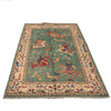 Pictorial Rug Handmade Green Design