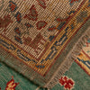 Pictorial Rug Handmade Green Design