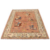 Pictorial Rug Handmade Beige Design