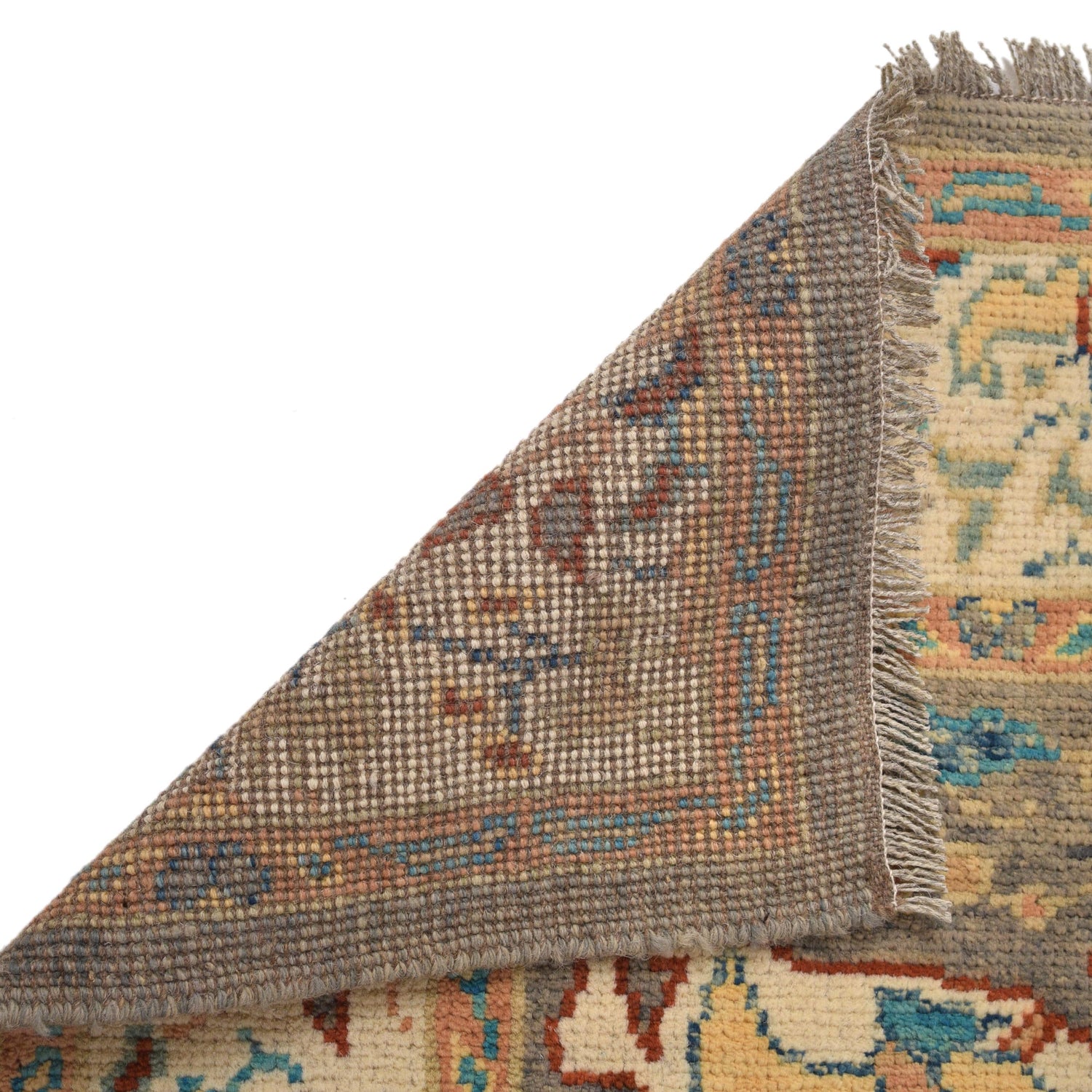 Pictorial Rug Handmade Gray Design