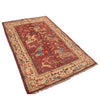 Pictorial Rug Handmade Red Design
