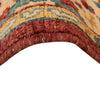 Pictorial Rug Handmade Red Design