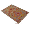 Handmade Multi Kilim Geometric 2x4 ft