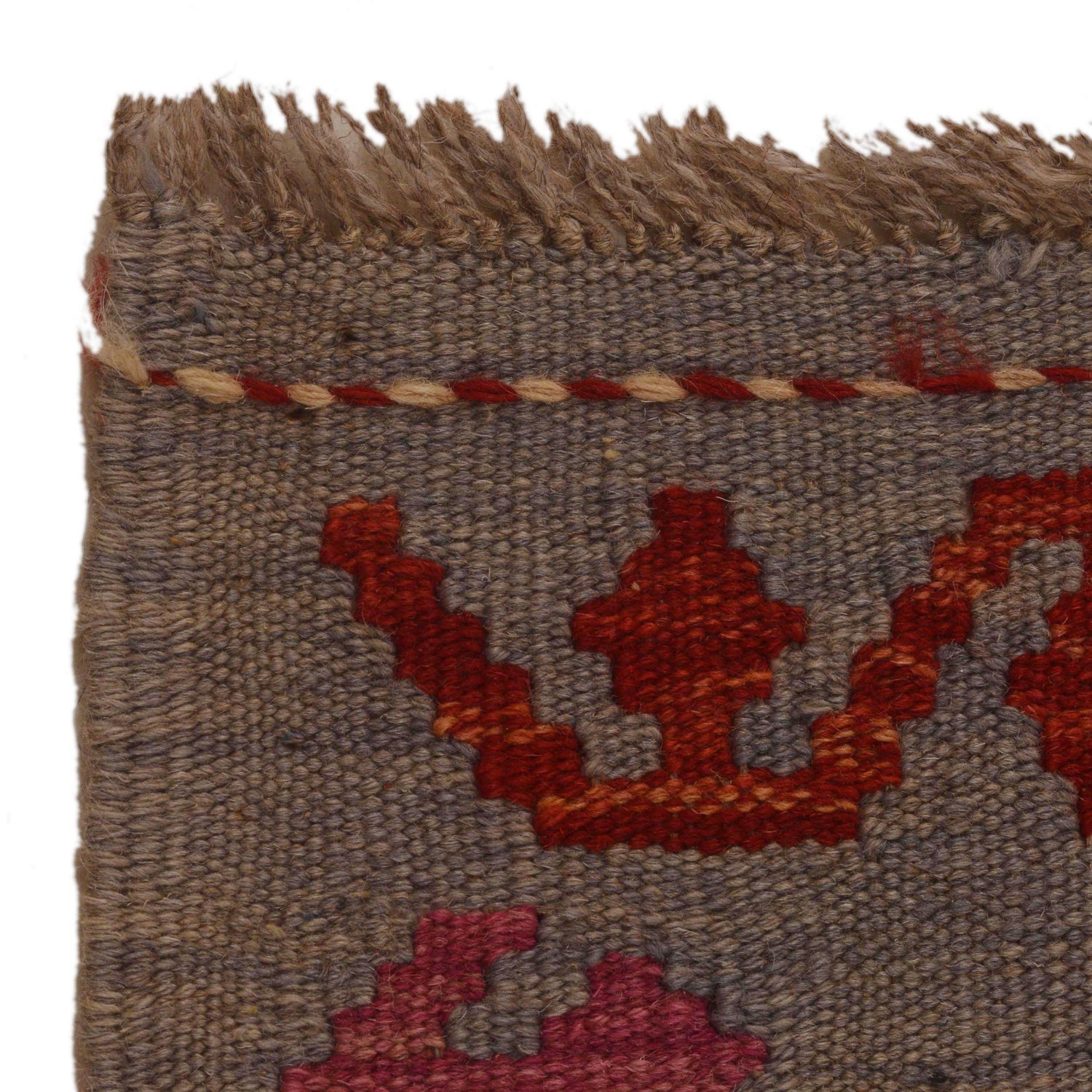 Handmade Multi Kilim Geometric 2x4 ft